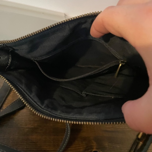 Fossil abstract triangles Crossbody black - Picture 4 of 6